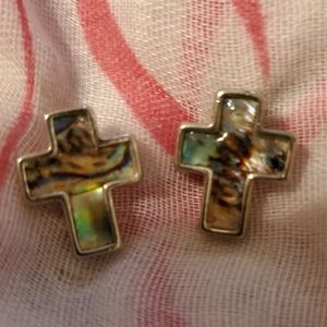 Cross earrings